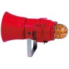 e2s BExCS110-05D Series Amber Sounder-Beacon Combination, IP66, IP67 24V DC Bracket Multi-Tone BEXCS11005DPFDC024AB1A1R/A