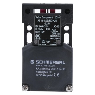 Schmersal Safety Interlock Switch, Keyed, Fibreglass Reinforced Thermoplastic Housing, 230V AC, 4A, IP67, 3 Head AZ16