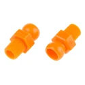 NEUTRAL Acetal Copolymer Threaded Flexible Coolant Hose Flared Nozzle 623-5016