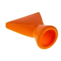 NEUTRAL Acetal Copolymer Push-in Flexible Coolant Hose Flared Nozzle 25.4 mm 623-5022