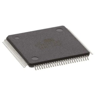 Microchip 8 bit AVR ATmega Microcontroller 128kB FLASH 16 MHz 100-Pin TQFP ATMEGA1280-16AU