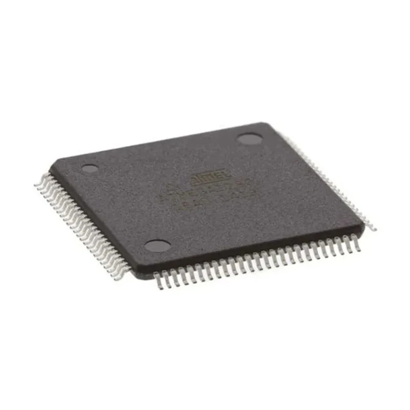 Microchip 8 bit AVR ATmega Microcontroller 128kB FLASH 16 MHz 100-Pin TQFP ATMEGA1280-16AU