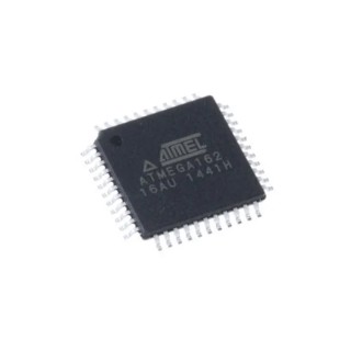 Microchip 8-bit AVR ATmega Microcontroller, 16 MHz Clock Frequency, 16kB Flash Memory, 44-Pin TQFP Package ATMEGA162-16AU