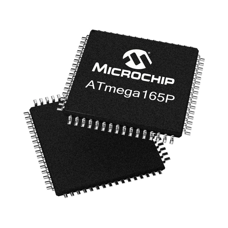 Microchip 8 bit AVR ATmega Microcontroller 8 MHz 16kB FLASH 64-Pin TQFP ATMEGA165PV-8AU