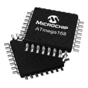 Microchip 8 bit AVR ATmega Microcontroller 20 MHz 16kB FLASH 32-Pin VQFN ATMEGA168PA-MU