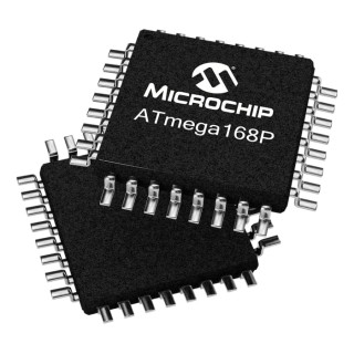 Microchip 8 Bit AVR Atmega Microcontroller 16kB FLASH 10 MHz 32-Pin TQFP ATMEGA168PV-10AU
