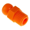 NEUTRAL Acetal Copolymer Threaded Flexible Coolant Hose Flared Nozzle 6.35 mm 1/4-inch NPT Connector 623-5038