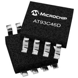 Microchip 1 kB EEPROM 250 ns 8-Pin SOIC Serial-3 Wire AT93C46DN-SH-B