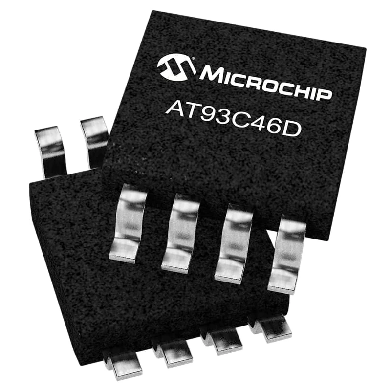 Microchip 1 kB EEPROM 250 ns 8-Pin SOIC Serial-3 Wire AT93C46DN-SH-B