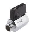 RS PRO Brass Threaded BSP Ball Valve 1/4 in, 220 psi, 0°C to 90°C 623-5224