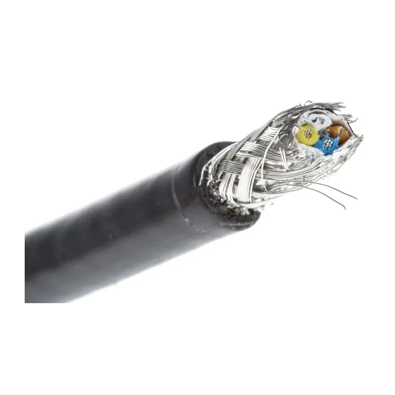 HARTING Shielded Screened Cat5 Ethernet Cable 4 Core, Black PVC Jacket, 50 m 2000V Cat5