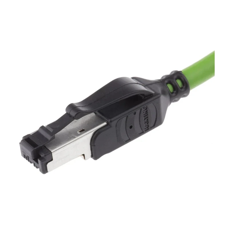 HARTING Cat5 Ethernet Cable 1.5 m Green RJ45 Male to RJ45 Male U/FTP PVC 09457711123