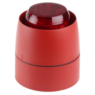 Cranford Controls COMBI 32 Series Red Sounder-Beacon Combination, IP43, IP65, 35V dc, 93 dB @ 1m Electronic 