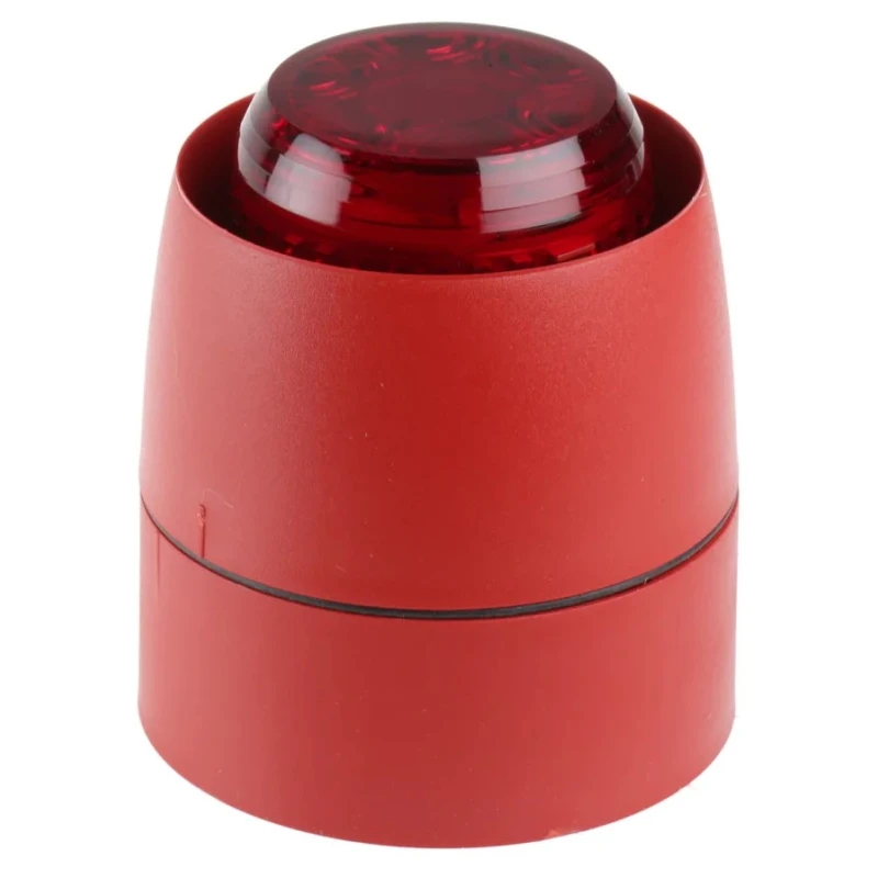 Cranford Controls COMBI 32 Series Red Sounder-Beacon Combination, IP43, IP65, 35V dc, 93 dB @ 1m Electronic 