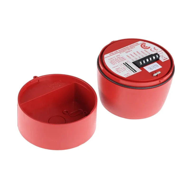Cranford Controls COMBI 32 Series Red Sounder-Beacon Combination, IP43, IP65, 35V dc, 93 dB @ 1m Electronic 
