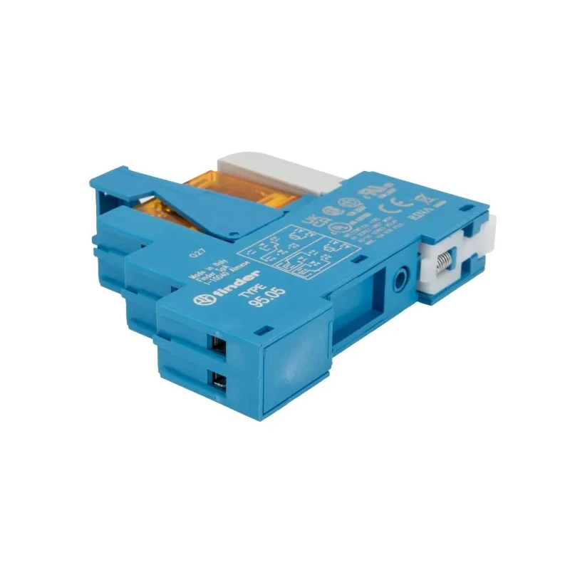Finder 48 Series Electromechanical Interface Relay, DIN Rail Mount, 230V AC Coil, DPDT Contact, 7mA Coil 48.52.8.230.0060SPA