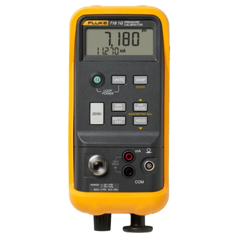 Fluke Portable Pressure Calibrator ±0.025% Accuracy -68.9 mbar to 68.9 mbar FLUKE-718 1G/APAC