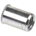 POP Galvanised Steel Threaded Insert M8 with 11.5mm Flange Diameter, 10.6mm Fixing Hole Diameter, 16mm Depth 623-5533
