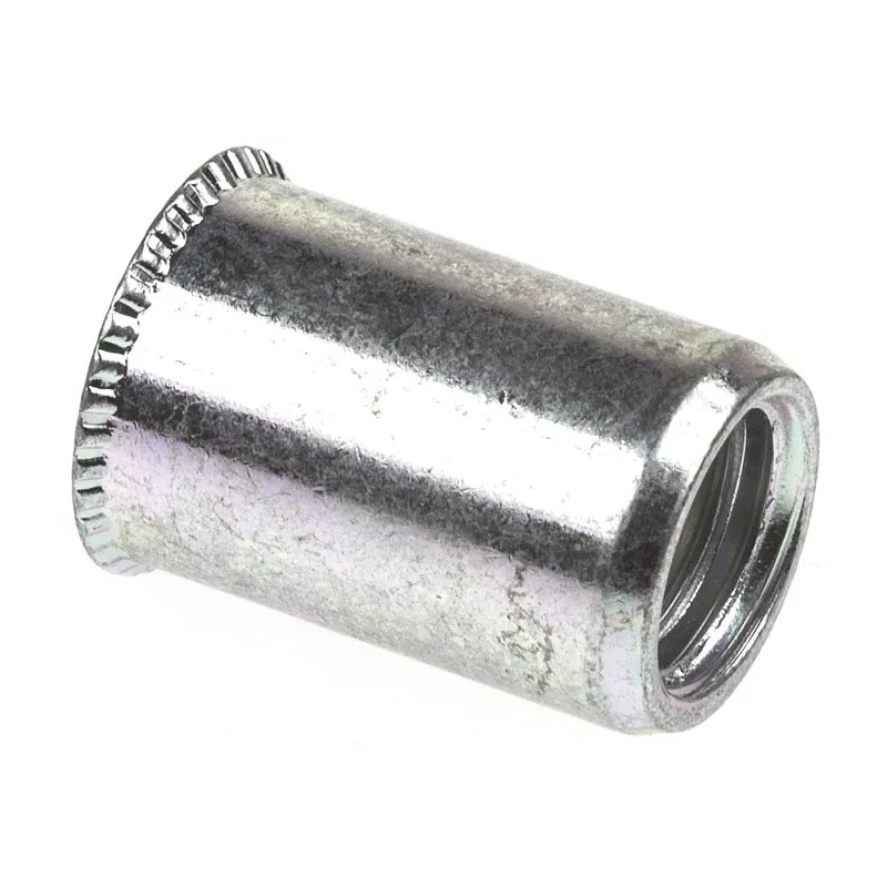 POP Galvanised Steel Threaded Insert M8 with 11.5mm Flange Diameter, 10.6mm Fixing Hole Diameter, 16mm Depth 623-5533