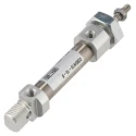 SMC 15 mm Pneumatic Piston Rod Cylinder Double Acting Clevis Mount Aluminium Alloy Body CD85