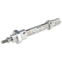 SMC Pneumatic Piston Rod Cylinder 25 mm Stroke, Double Acting, Aluminium Alloy Body CD85