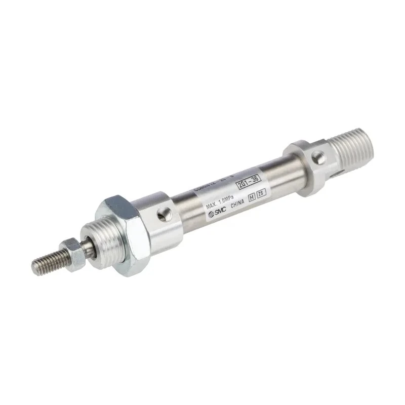SMC Pneumatic Piston Rod Cylinder 25 mm Stroke, Double Acting, Aluminium Alloy Body CD85