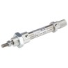 SMC Pneumatic Piston Rod Cylinder 25 mm Stroke, Double Acting, Aluminium Alloy Body CD85
