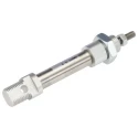 SMC Pneumatic Piston Rod Cylinder 25 mm Stroke, Double Acting, Aluminium Alloy Body CD85
