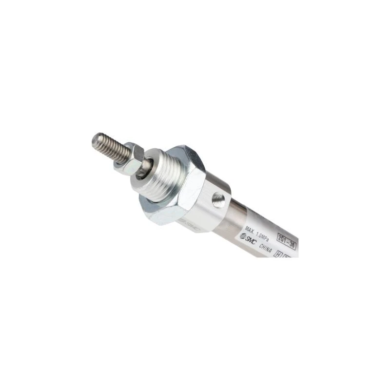 SMC Pneumatic Piston Rod Cylinder 25 mm Stroke, Double Acting, Aluminium Alloy Body CD85
