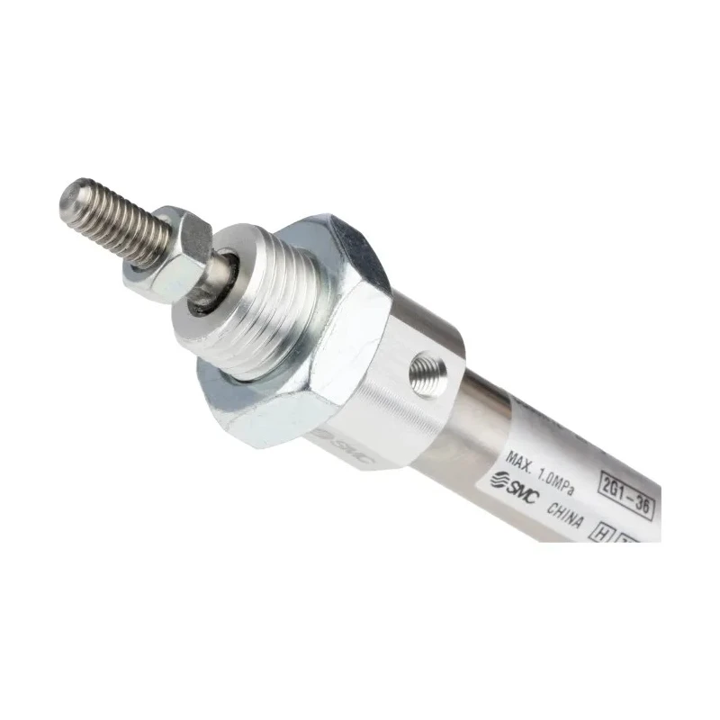 SMC Pneumatic Piston Rod Cylinder 25 mm Stroke, Double Acting, Aluminium Alloy Body CD85