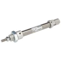 SMC 50 mm Pneumatic Piston Rod Cylinder Aluminium Alloy Body Double Acting Clevis Mount ISO 6432 CD85