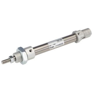 SMC 50 mm Pneumatic Piston Rod Cylinder Aluminium Alloy Body Double Acting Clevis Mount ISO 6432 CD85