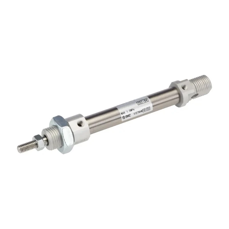 SMC 50 mm Pneumatic Piston Rod Cylinder Aluminium Alloy Body Double Acting Clevis Mount ISO 6432 CD85
