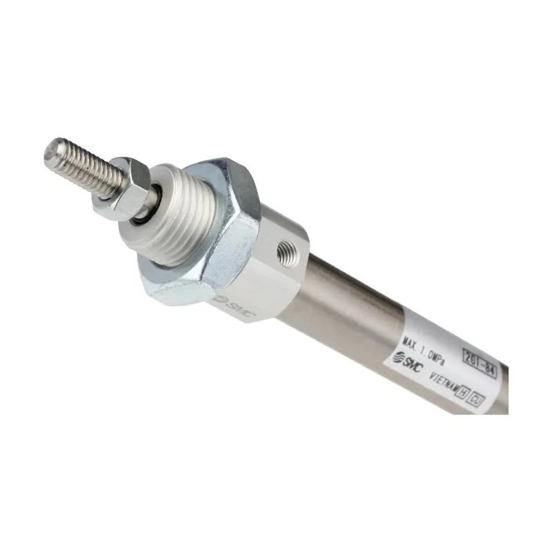 SMC 50 mm Pneumatic Piston Rod Cylinder Aluminium Alloy Body Double Acting Clevis Mount ISO 6432 CD85