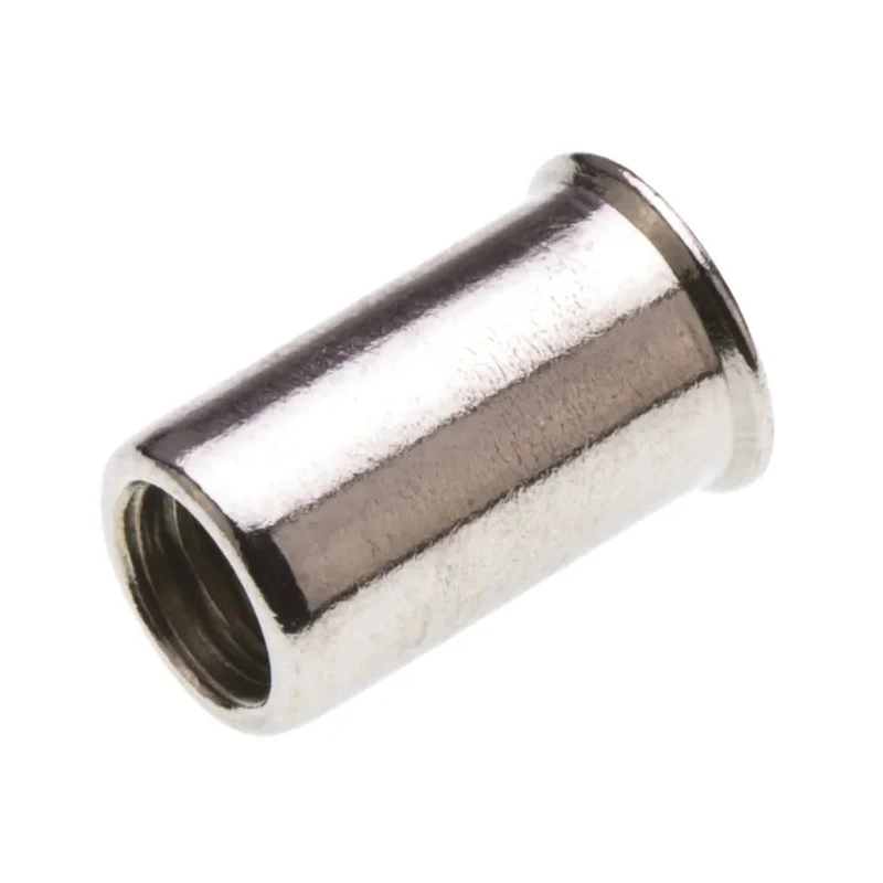 POP Plain Stainless Steel Threaded Insert M5, 7.8 mm Flange Diameter, 7 mm Fixing Hole, 11.8 mm Depth 623-5583