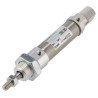 SMC Pneumatic Piston Rod Cylinder, 15 mm Stroke, 126 mm Length, Double Acting, Clevis Mount, Aluminium Alloy Body, Model CD85