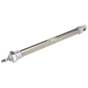 SMC Pneumatic Piston Rod Cylinder Double Acting Clevis Mount Aluminium Alloy Body 200mm Stroke CD85 