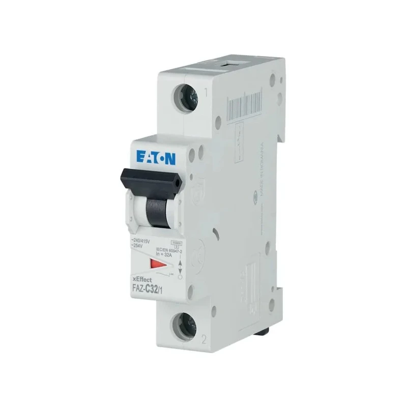 Eaton xEffect Miniature Circuit Breaker 1-Pole, 32A, Type C, 230V ac, 10 kA Breaking Capacity 278564 FAZ-C32/1