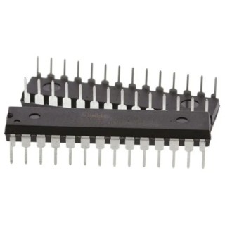 Microchip 8-bit AVR ATmega Microcontroller 20 MHz 16kB FLASH 28-Pin PDIP ATMEGA168PA-PU