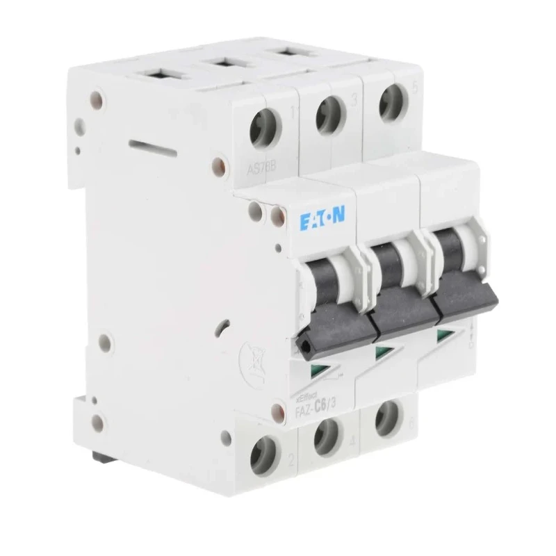 ABB xEffect Miniature Circuit Breaker, 3-Pole, 6A, Type C, 400V AC, 10 kA Breaking Capacity 278867 FAZ-C6/3