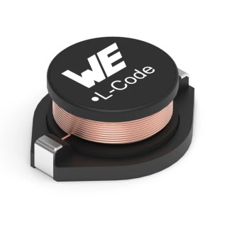 Wurth Elektronik WE-PD4 Unshielded Wirewound Surface Mount Inductor Ferrite Core 22μH ±20% 800mA 6.6mm Length 74455122