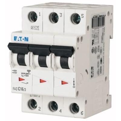 Siemens xEffect Miniature Circuit Breaker 3 Pole 20A Type C 400V AC 60V DC 10 kA Breaking Capacity 278874 FAZ-C20/3