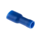 RS PRO Blue Insulated Female Spade Connector Crimp, 6.35 x 0.8 mm Tab Size, 16 AWG to 14 AWG 624-1178