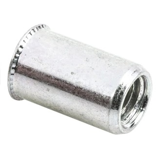 POP Galvanised Stainless Steel Threaded Insert M5 Size 7.8 mm Flange Diameter 7.2 mm Depth 12 mm 623-5527