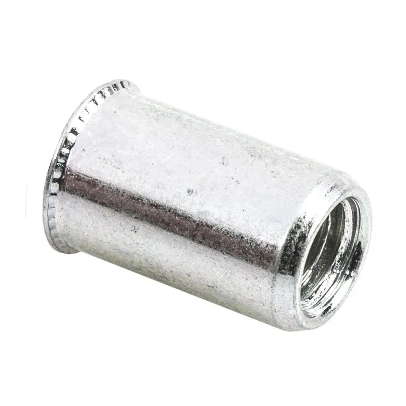 POP Galvanised Stainless Steel Threaded Insert M5 Size 7.8 mm Flange Diameter 7.2 mm Depth 12 mm 623-5527