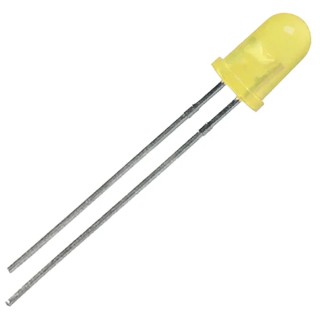 Lite-On Yellow LED Through Hole 5 mm 2.6 V 60 mA 100 mcd Diffused Lens LTL-307Y