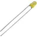Lite-On 2.6 V Yellow LED 3 mm (T-1) Through Hole LTL-4251N