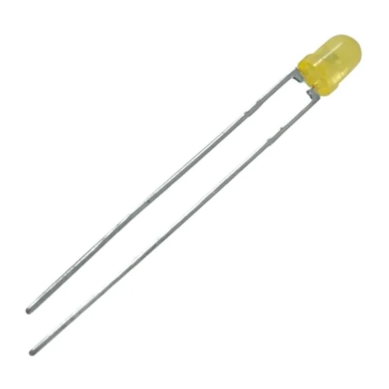 Lite-On 2.6 V Yellow LED 3 mm (T-1) Through Hole LTL-4251N