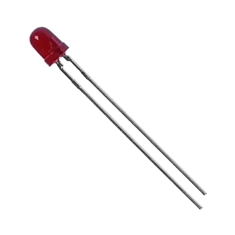 Lite-On 3 mm (T-1) Red Through Hole LED 2.6 V 120 mA 100 mW LTL-4221