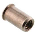 POP Galvanised Clear Passivated Stainless Steel Threaded Insert M4 Size 7 mm Flange Diameter 6 mm Fixing Hole Depth 623-5555